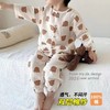 【儿童双层纱家居服】儿童棉纱睡衣 男女童春夏 纯棉宝宝卡通空调内衣套装 商品缩略图0