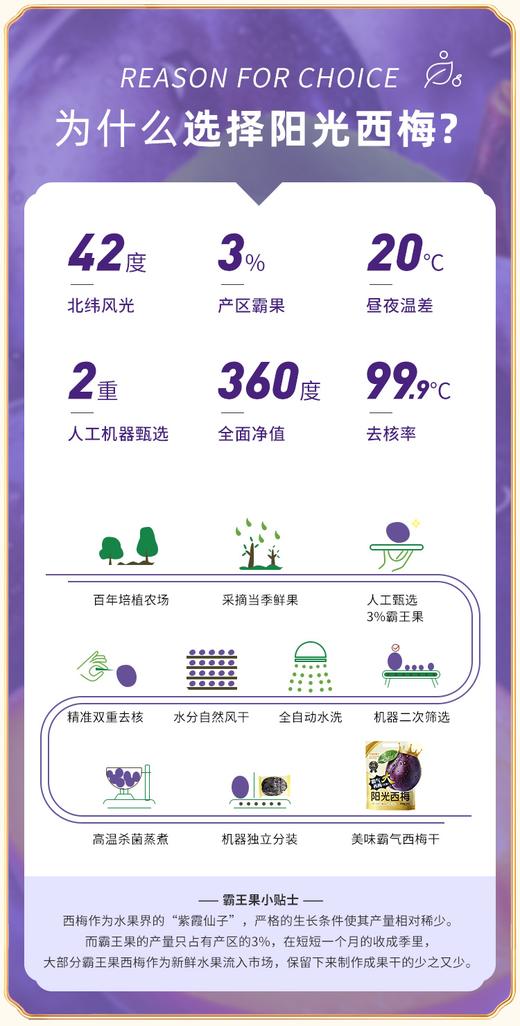 【阳光西梅无核霸气大西梅干】超级新品“恐龙蛋”西梅！巨大一颗！！吃起来超过瘾！通畅瘦身容颜净 0蔗糖0添加🤰孕妈安心吃✔ 真实加州西梅▪300年庄园产区▪原料产地认证🥇补充铁/钾/维生素/叶酸等 商品图8