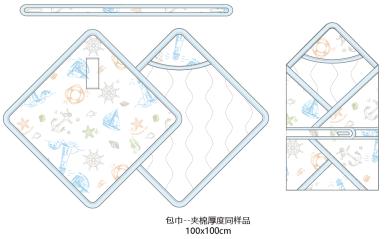 丽婴房-寝具类（春）H4包巾 商品图4