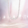 周六福S925银珍珠项链女款颈链粉白珍珠优雅复古温柔送女友礼物 商品缩略图3