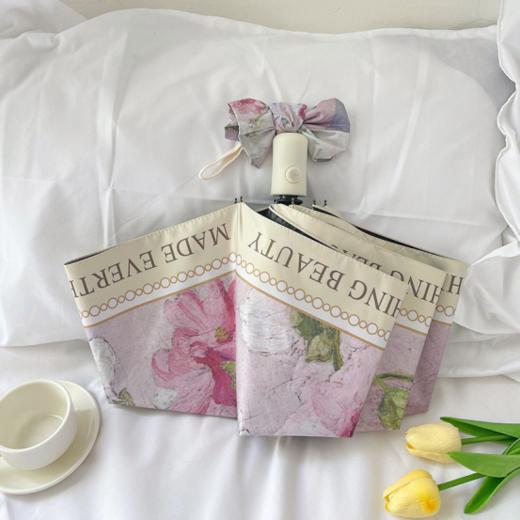 ♦️【法式高级感碎花晴雨伞】💜1、烤漆钢材质伞骨，⁫更抗风，️🍂晴天遮阳UPF大于50+，️40℃晒不黑！✅雨天防水 2、三折伞｜五折伞｜🌟自动伞，8个花色可选 商品图3