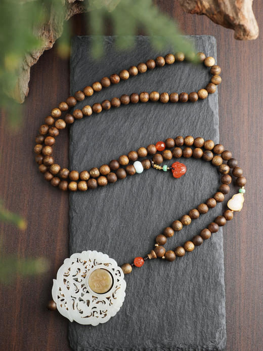 0.8圆珠原创南红如意香囊 商品图0