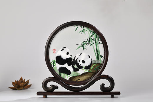 蜀绣双面绣-闲暇自得 商品图0