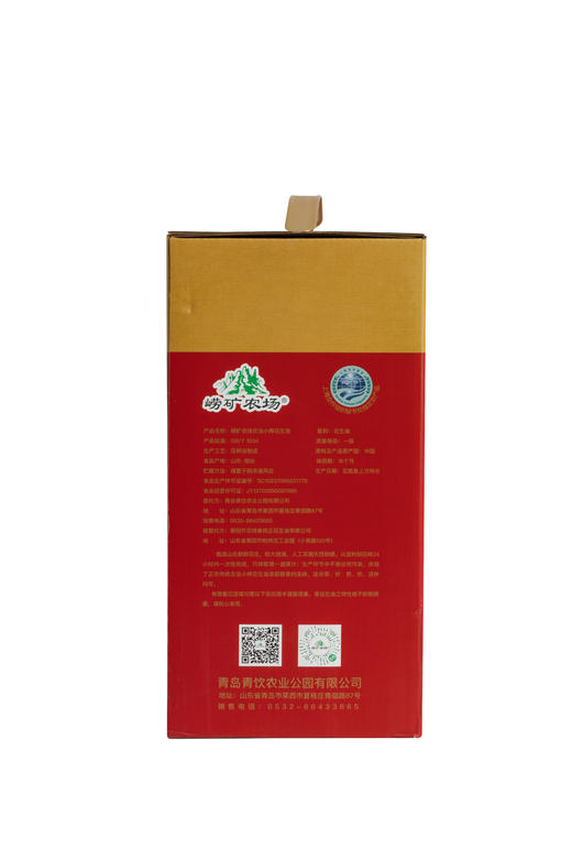 崂矿农场 古法小榨花生油礼盒 1.8L*2桶 礼盒装 商品图4