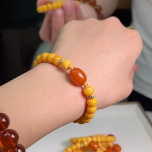 蜜蜡单圈老型珠约7mm手串 商品图0