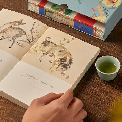 【送毛诗品物图画册】诗经三全本函套装，诗美、画美、装帧美，一套美出天际的诗经，值得珍藏！ 商品图3