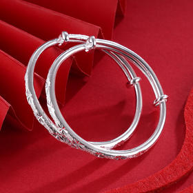 子佩集S999银【天真烂漫】童镯【TZ000089-2】2403