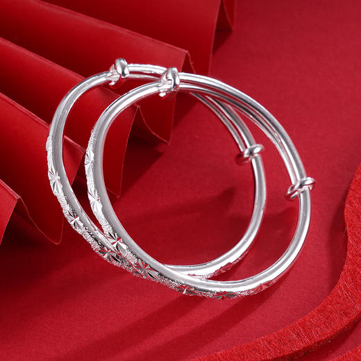 子佩集S999银【天真烂漫】童镯【TZ000089-2】2403 商品图5