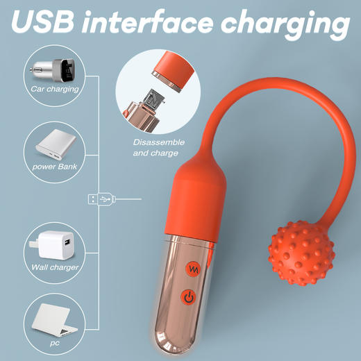 斯汉德女用有线跳蛋乳房挑逗自慰器情趣用品入体双跳蛋女用情趣用品 商品图8