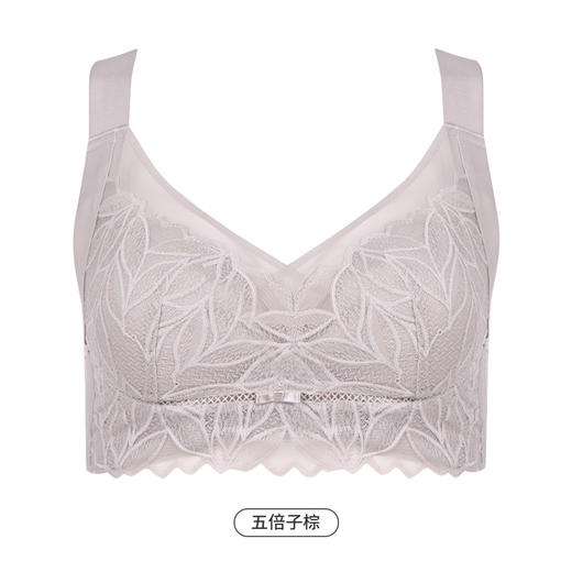 都市丽人美体纤塑中塑调整型内衣女蕾丝塑身B杯3/4杯薄款文胸软钢圈四排扣LJ42A6 商品图13