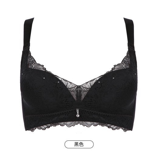 都市丽人舒软挺塑轻塑调整型内衣女蕾丝塑身A杯3/4杯A加厚B中厚文胸无钢圈四排扣LJ41A5 商品图10