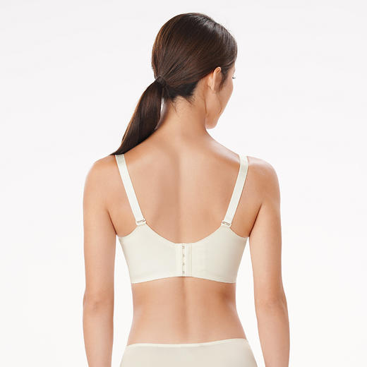 都市丽人舒软挺塑轻塑调整型内衣女蕾丝塑身BC杯3/4杯薄款文胸无钢圈四排扣LJ42A8 商品图3