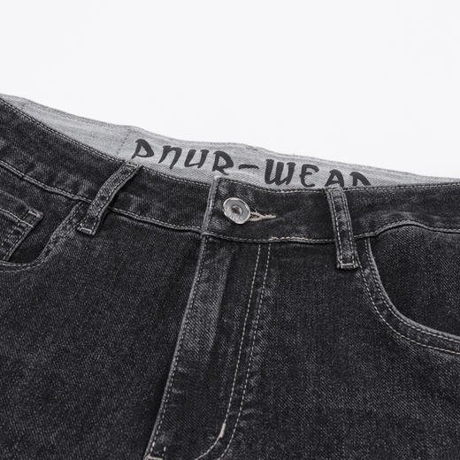 【断码清仓】HX 春秋季水洗直筒牛仔长裤Y201410003101 商品图5