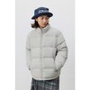 墙灰色正肩基础国标羽绒服黑灰基础款男女情侣款 商品缩略图1