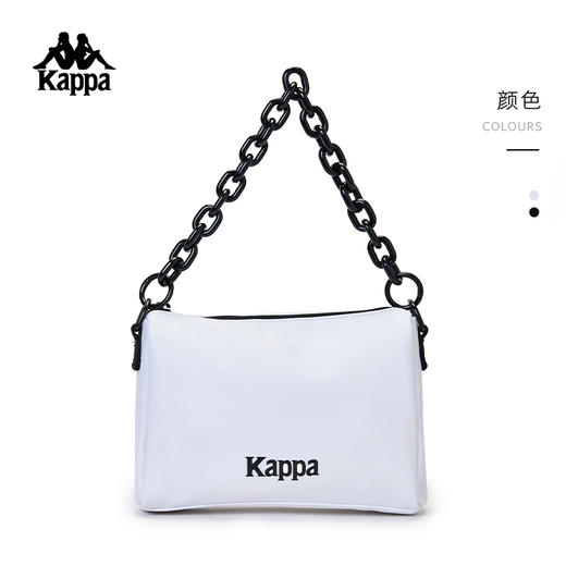 Kappa卡帕复古单肩包2024新款女简约腋下包字母斜挎包K0E48BX71 商品图0