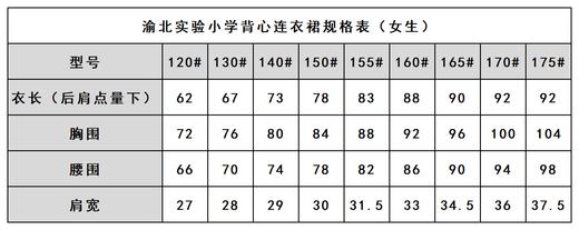 渝北实验小学-马甲/连衣裙（温馨提示:特价商品非质量问题不支持退换） 商品图3