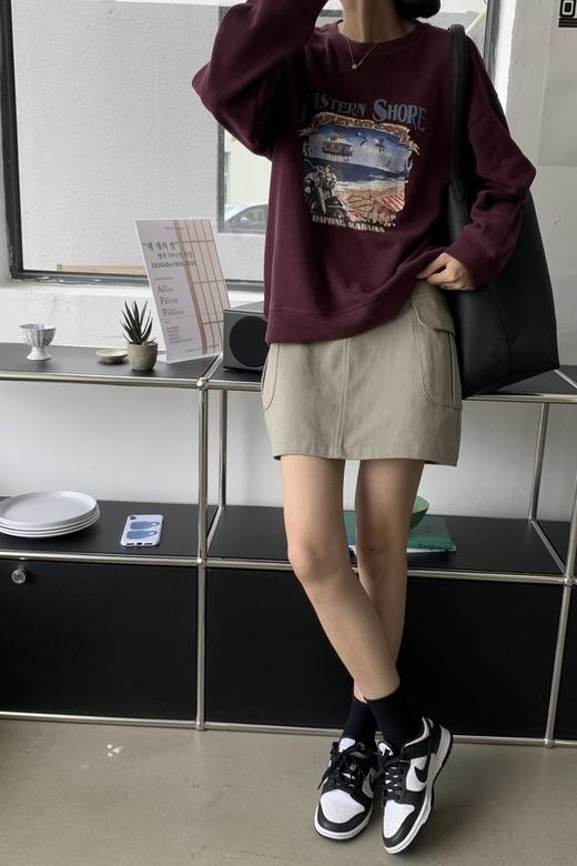 HAYES 美式复古印花卫衣 17312 商品图5