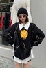 WHO KNOWS 笑脸图案圆领卫衣 14455 商品缩略图0