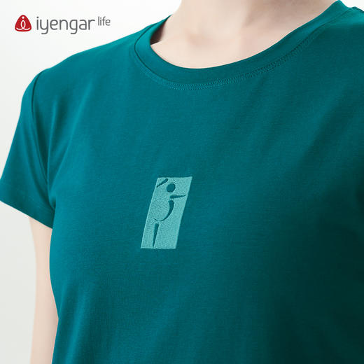 艾扬格life C1163瑜伽生命之光女装瑜伽短袖T恤 商品图5