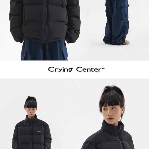 墙灰色正肩基础国标羽绒服黑灰基础款男女情侣款 商品图3