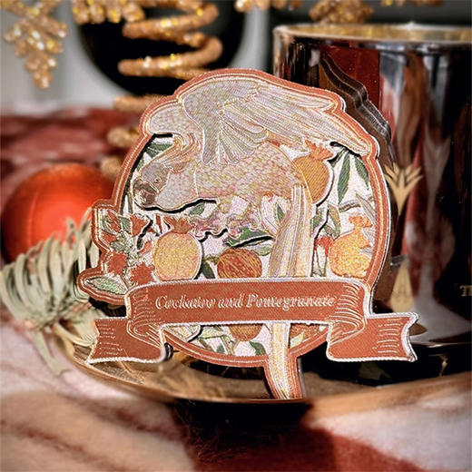 V&A博物馆威廉莫里斯系列玫瑰 沃尔特克兰系列凤头鹦鹉和石榴 冰箱贴 商品图3