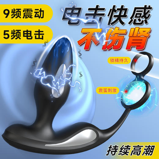 斯汉德男用P点拍打前列腺按摩器男性穿戴震动棒无线遥控电击后庭 商品图0
