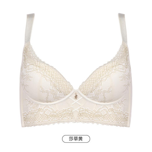 都市丽人美体纤塑强塑调整型内衣女蕾丝塑身A杯3/4杯加厚文胸记忆钢圈五排扣LJ41B7 商品图10