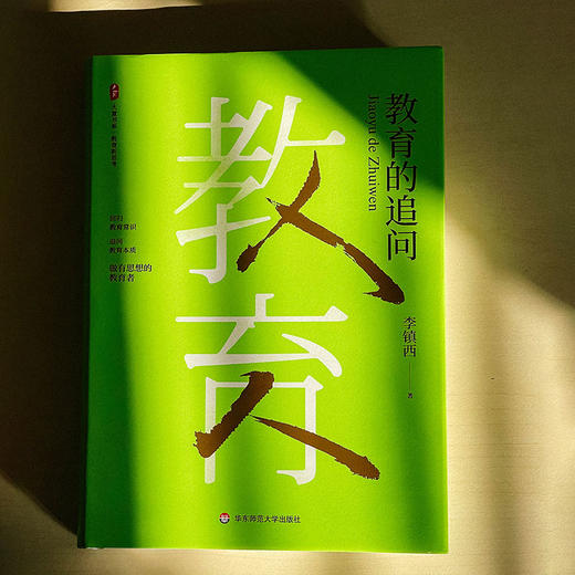 教育的追问 大夏书系 教育名家李镇西 回归教育常识 教育本质 商品图1