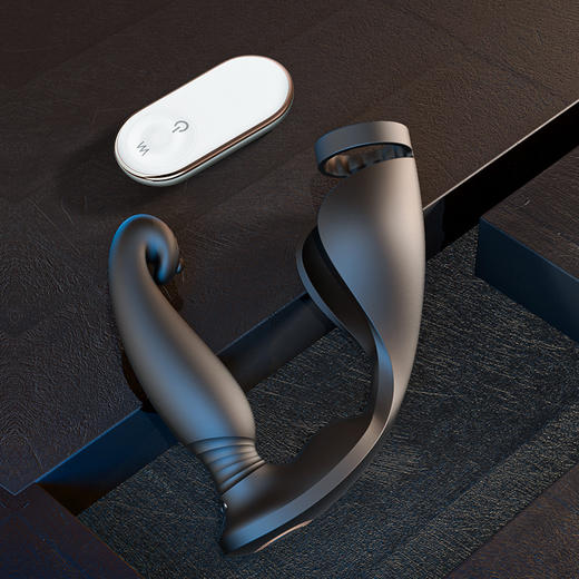 斯汉德柔软硅胶肛门塞自慰器男用无线遥控后庭前列腺P点按摩器 商品图3