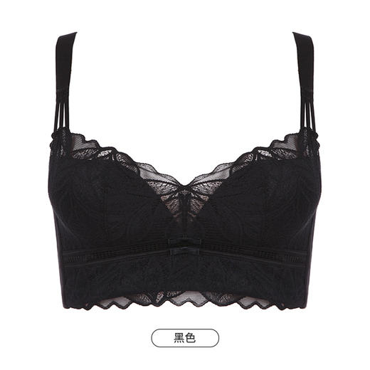 都市丽人美体纤塑柔型杯轻塑塑身内衣女蕾丝AB杯适穿3/4杯A加加厚B中厚文胸无钢圈四排扣LJ41A6 商品图13