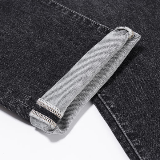 【断码清仓】HX 春秋季水洗直筒牛仔长裤Y201410003101 商品图11