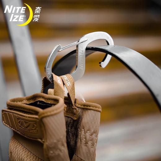 奈爱NiteIze S型挂扣8字扣多功能大号登山扣户外不锈钢挂钩八字扣 商品图1