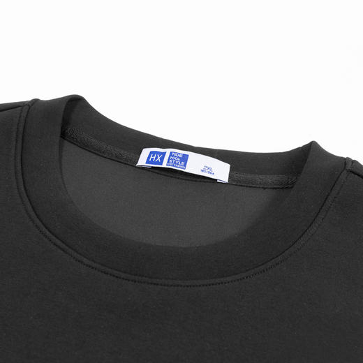 【断码清仓】HX 春秋季圆领卫衣空气层面料Y106410036101/02 商品图6