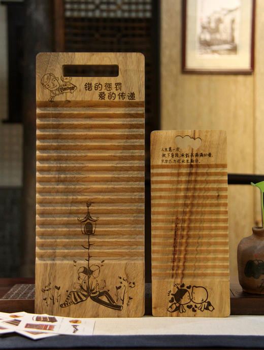 家规神器樟木搓衣板°大&小款 商品图4