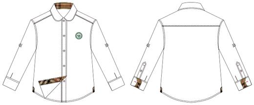 渝北幼儿园-男女长袖衬衫 商品图1