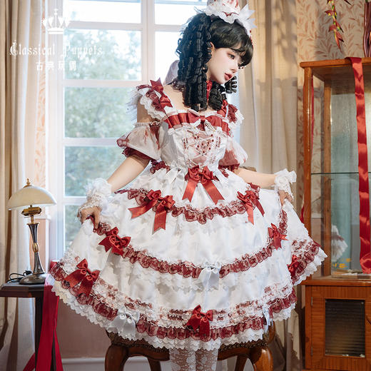 【再贩，全款预售】安东尼蛋糕日常OP 血誓/骸骨 古典玩偶 Lolita 商品图3