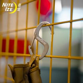 奈爱NiteIze S型挂扣8字扣多功能大号登山扣户外不锈钢挂钩八字扣