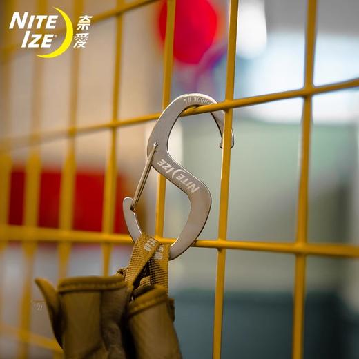 奈爱NiteIze S型挂扣8字扣多功能大号登山扣户外不锈钢挂钩八字扣 商品图0