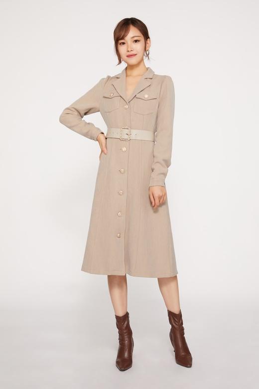 LNNNS 时尚简约外套式连衣裙 10037 商品图1