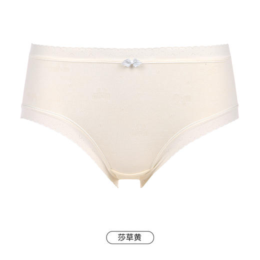 都市丽人基础系列舒肤棉内裤女棉提花纯棉女士内裤低腰平角内裤LK45A8 商品图13