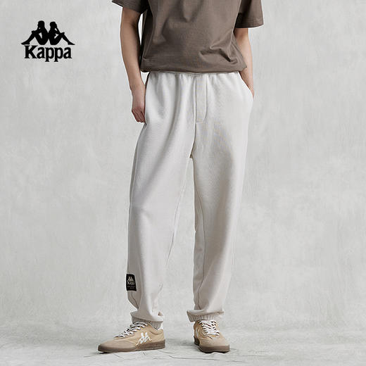 Kappa卡帕针织休闲裤2024新款男运动长裤收口小脚卫裤K0E32AK73 商品图0