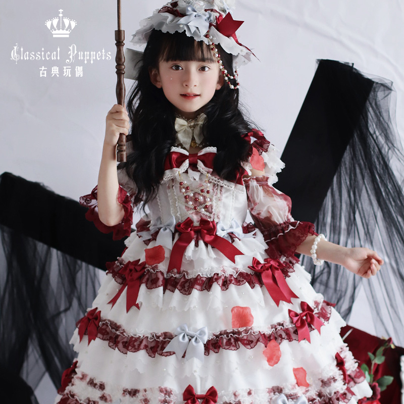 【再贩，全款预售】童装 安东尼蛋糕日常OP 血誓/骸骨 古典玩偶 Lolita