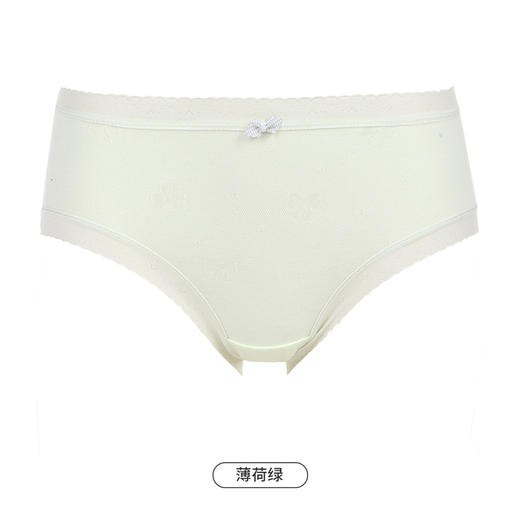 都市丽人基础系列舒肤棉内裤女棉提花纯棉女士内裤低腰平角内裤LK45A8 商品图10