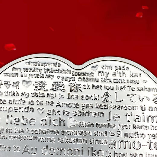 【福利】玫瑰花心形纪念章礼盒套装 商品图8