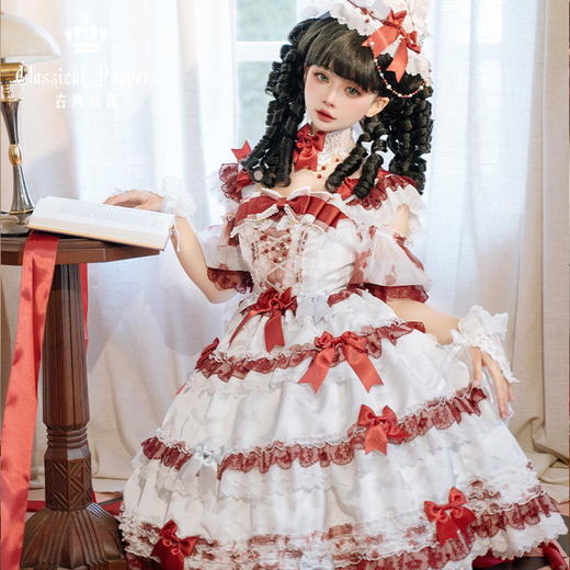 【再贩，全款预售】安东尼蛋糕日常OP 血誓/骸骨 古典玩偶 Lolita 商品图2