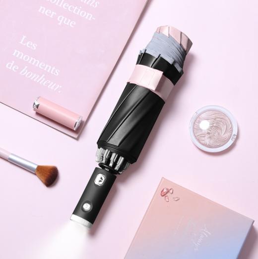 【一甩即干 黑胶防晒 LED照明】升级款全自动晴雨伞 商品图5