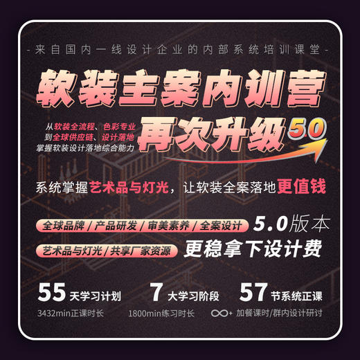 软装主案设计师训练营5.0 进阶班 商品图0