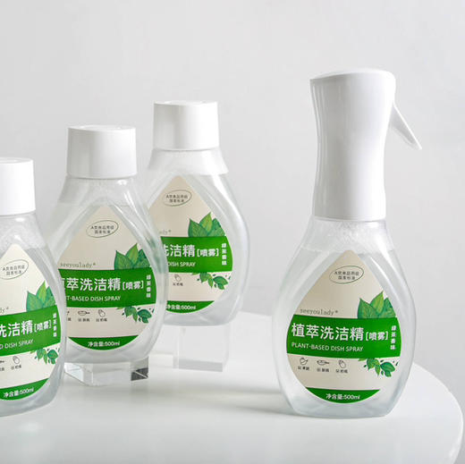 厨房清洁植萃喷雾洗洁精（4瓶/组） 商品图3