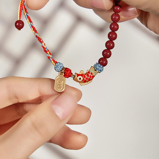 大英博物馆 东瀛系列 锦鲤上岸金榜题名朱砂手绳 生日礼物 送朋友 节庆礼物 商品图2