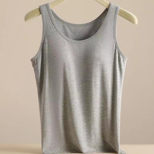 女士固定杯带罩杯大版吊带背心春夏免穿文胸螺纹棉2305/2303/688/698/2509/8919/8926/2588/2589 商品图5